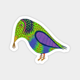 Curious bird decor Magnet