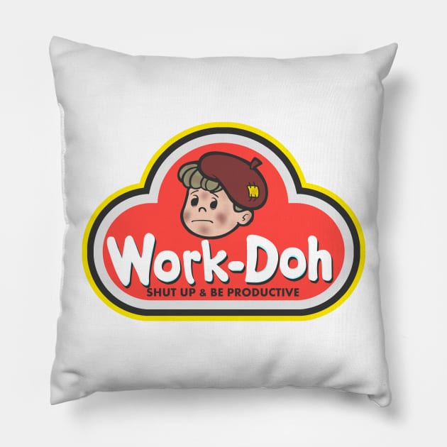 Work-Doh Pillow by jadbean