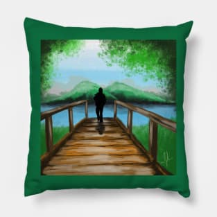 Alone in Nature Pillow