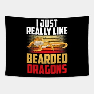 I Just Really Like Bearded Dragons Bearded Dragon Reptile Tapestry