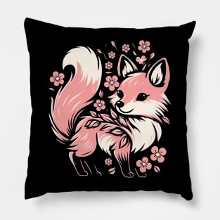 Cherry Blossom Fox - No Type Pillow