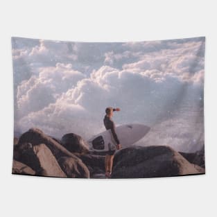 Cloud Surfer Tapestry