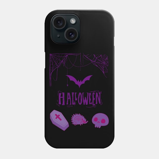 VIOLET CUTE HALLOWEEN Phone Case by Milochka