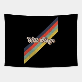 retro vintage color Will Hoge Tapestry