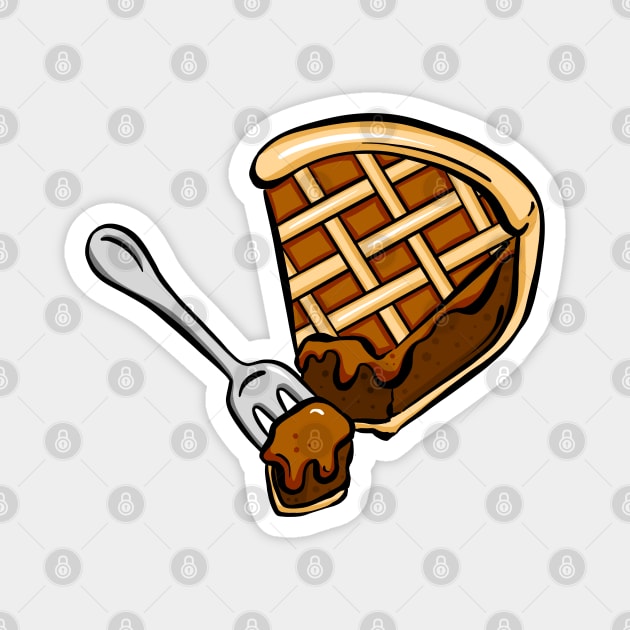 Chocolate Sweet Pie Cake Magnet by Squeeb Creative