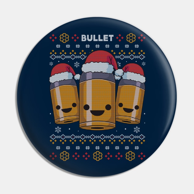 The Bullet Christmas Pin by Alundrart