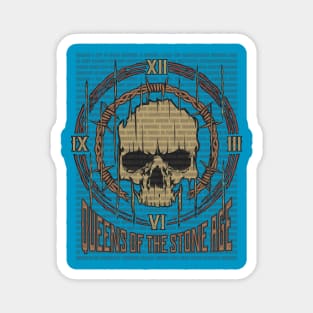 Queens of the Stone Age Vintage Skull Magnet