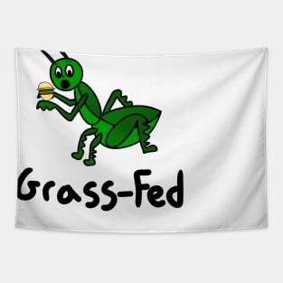 Funny Junk Food Grasshopper Tapestry