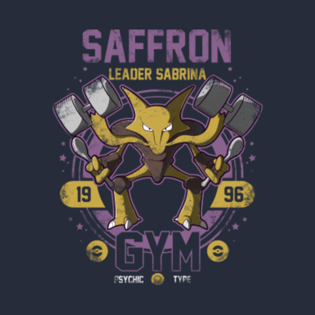 Saffron Gym Pokemon TShirt TeePublic
