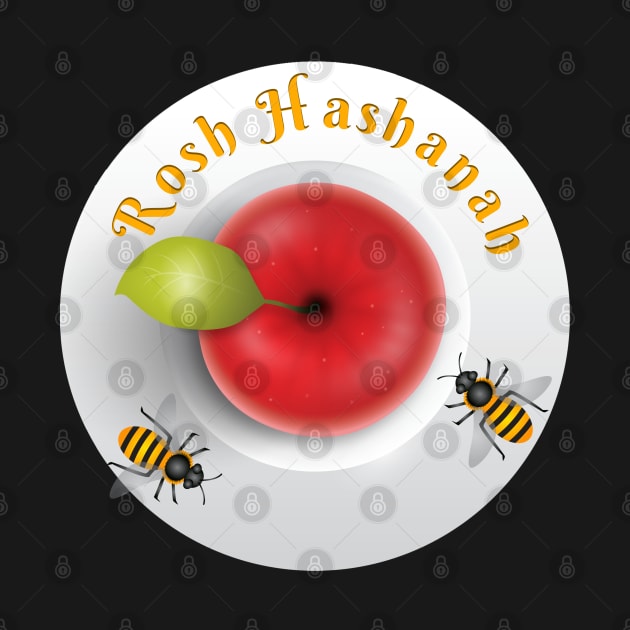 Rosh Hashanah Jewish Holiday Happy Holiday by grendelfly73