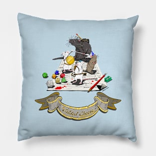 The Gilded Cheese Adventurers League Pillow