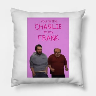 Its Always Sunny Valentine Charlie and Frank Pillow