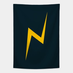 Lightning bolt (yellow) Tapestry