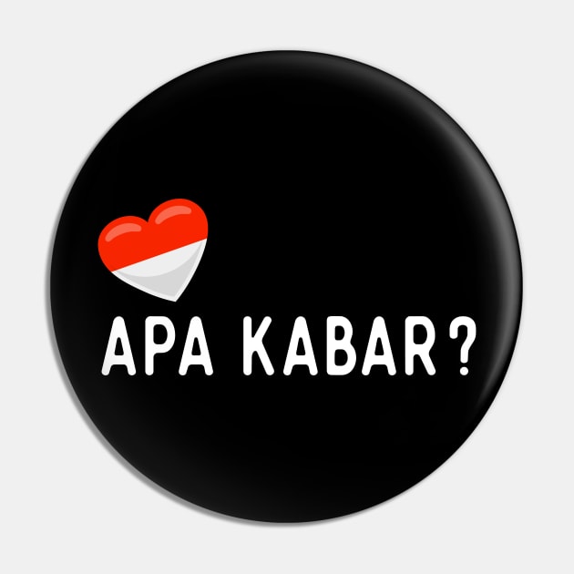 Indonesian Apa kabar? Pin by SunburstGeo