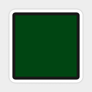 Single color - green Magnet