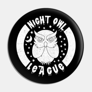 Night Owl League - WHITE Pin