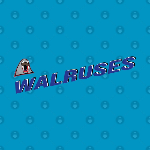 Fighting Walruses Alt Logo - Retro by Midwestern Dressing