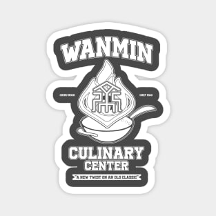 Genshin Impact Wanmin Culinary Center- White Magnet