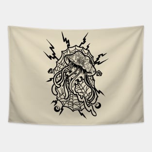 jellyfish tattoo Tapestry