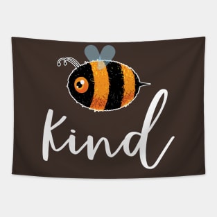 Be (Bee) Kind Cute Funny Gift Women Men Kids Boys Girls Tapestry