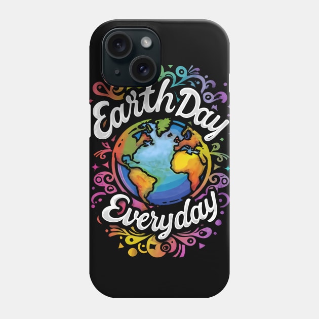 Earth Day Every Day, Don't Be Trashy Respect Your Mother Nature Phone Case by blackfur