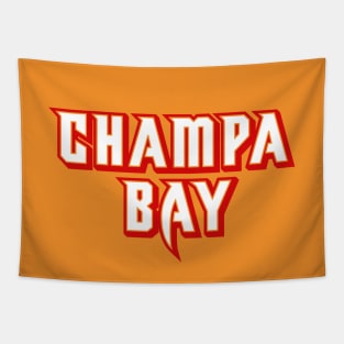 Champa Bay - Orange Tapestry