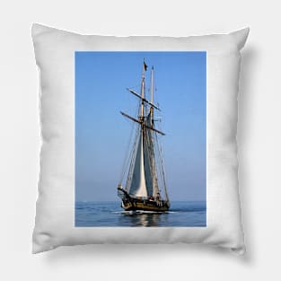 Pride of Baltimore sailing the Chesapeake Bay Pillow