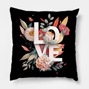 Love with Flowers 01 Pillow