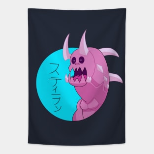 Pink Kaiju Tapestry