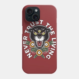 Panther Tattoo Quote Phone Case