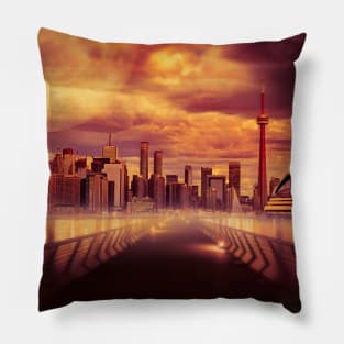 Hot Summer City Pillow