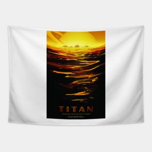 Titan Concept Art Tapestry