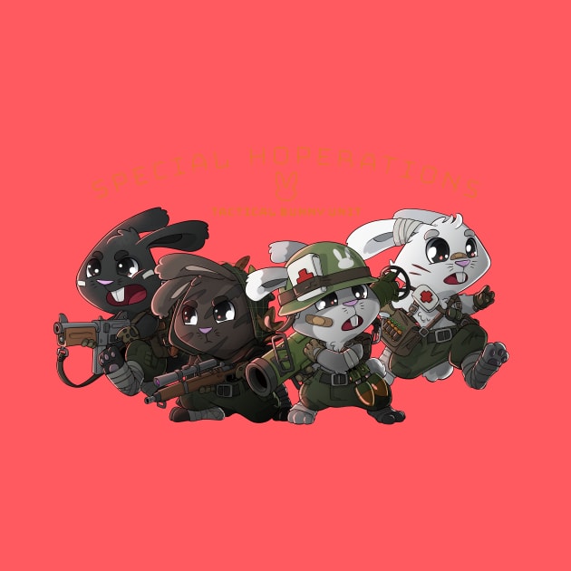 Special Hoperations: Tactical Bunny Rabbit Squad by hiwez