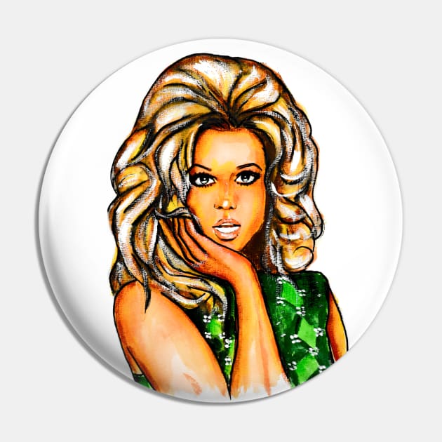 Jane Fonda Pin by Svetlana Pelin