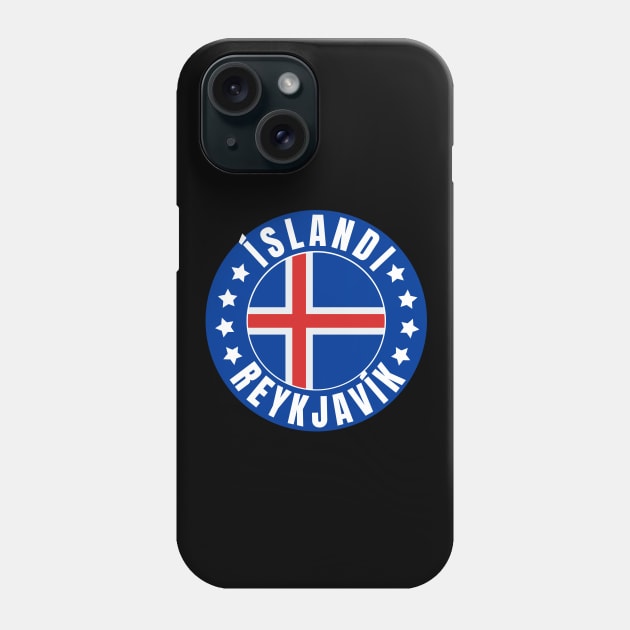 Reykjavík Phone Case by footballomatic