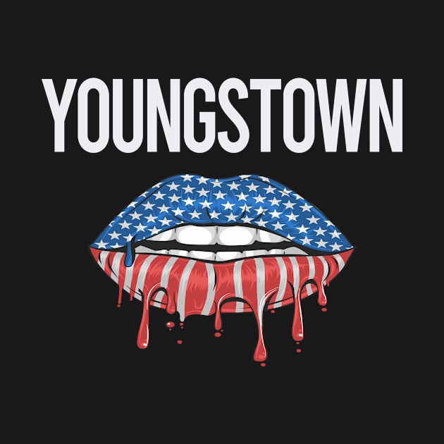 USA Flag Lips Youngstown by rosenbaumquinton52
