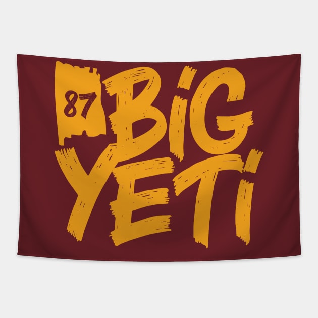 Kansas City Red Big Yeti Tapestry by Emma