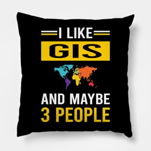 3 People GIS Pillow