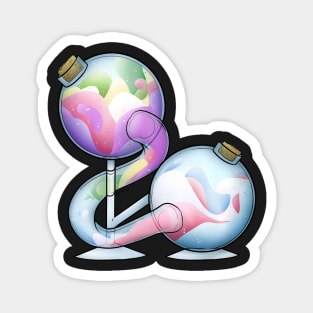 Genderfae And Transgender Pride Potion Magnet