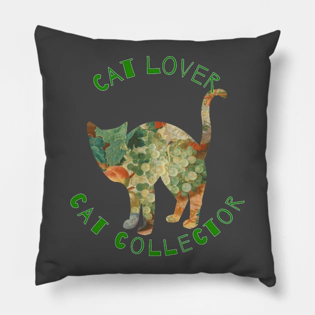 Cat Lover Cat Collector Pillow by swagmaven