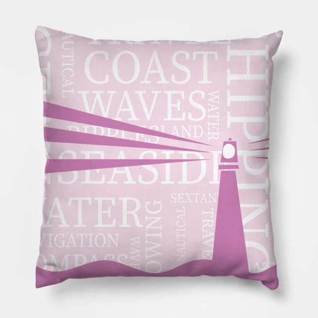 Nautical Lighthouse Pillow by nickemporium1