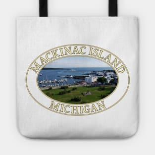 Mackinac Island Harbor in Michigan Tote