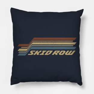 Skid Row Stripes Pillow