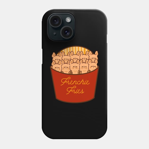 Frenchie Fries Phone Case by Fluffymafi