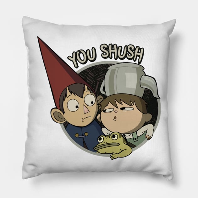 You Shush - Wirt _amp_ Greg get into a _quot_shush match._quot_ Pillow by ariolaedris