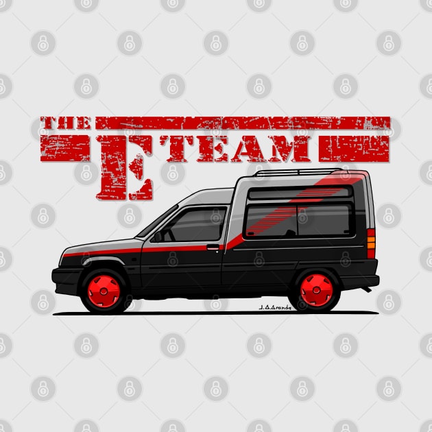 Te french van of the real heroes by jaagdesign