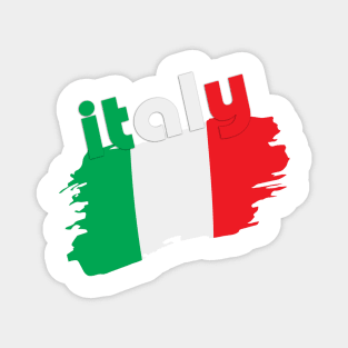 Italy Flag shirt - Italia Country Heritage Pride T shirt Magnet