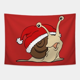 Christmas Snail Tapestry