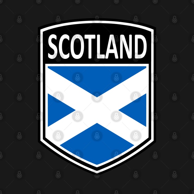 Flag Shield - Scotland by Taylor'd Designs