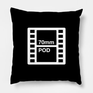 70mm White Logo Pillow